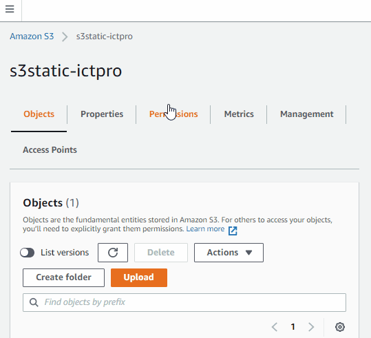 Hosting static website in s3 (how to) - iCTPro.co.nz